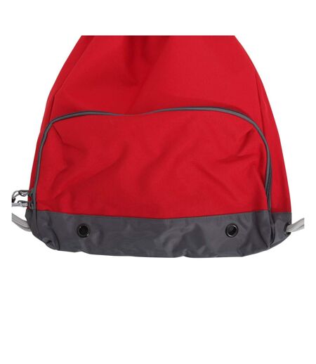 Bagbase Athleisure Water Resistant Drawstring Sports Gymsac Bag (Pack of 2) (Classic Red) (One Size) - UTBC4341