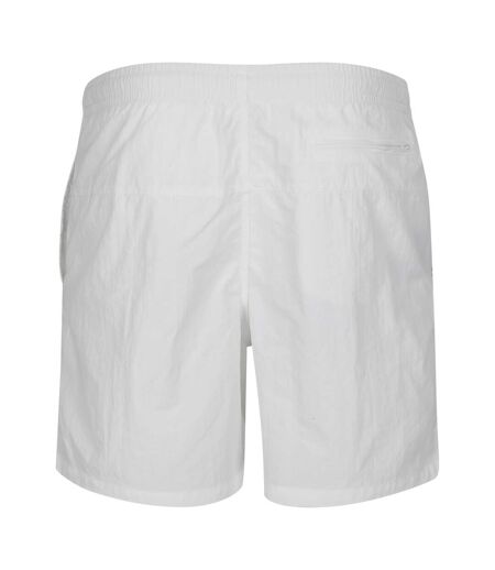 Mens Block Swim Shorts White Urban Classics