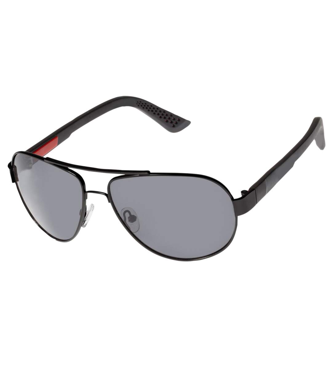 Isotoner Lunettes de soleil mixte adulte forme pilote branches x-tra flex, verres polarisants-2