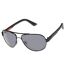 Isotoner Lunettes de soleil mixte adulte forme pilote branches x-tra flex, verres polarisants-2