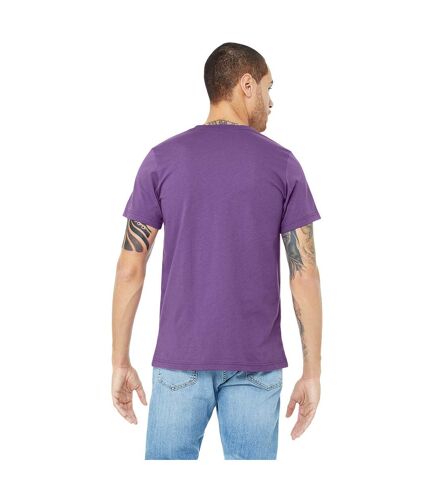 Canvas t-shirt jersey hommes violet Bella + Canvas Bella + Canvas