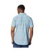 Maine Mens Ditsy Print Short-Sleeved Shirt (Blue)