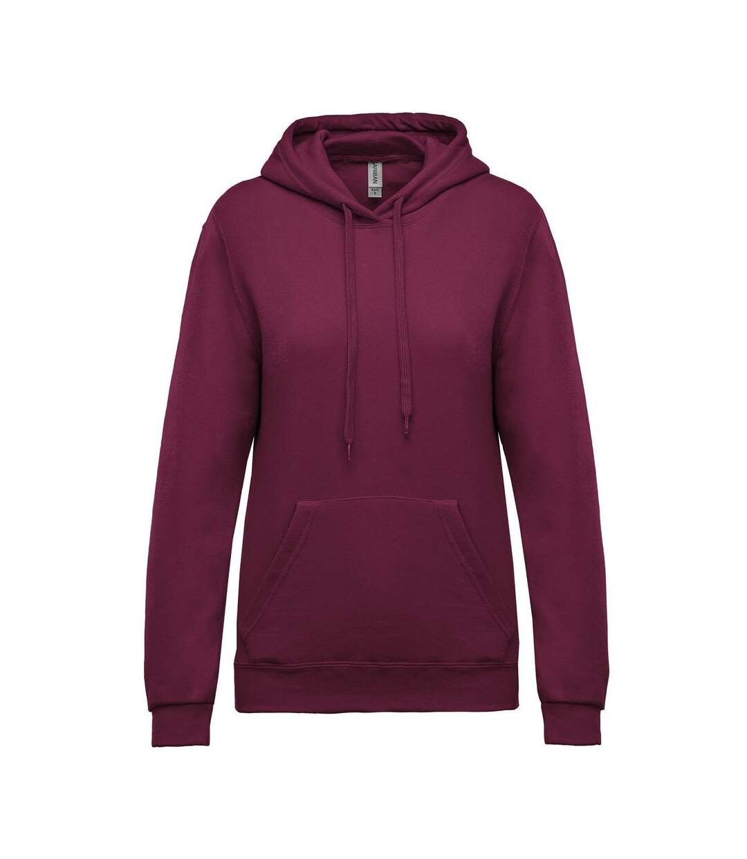 Sweat-shirt à capuche - Femme - K473 - rouge vin-1