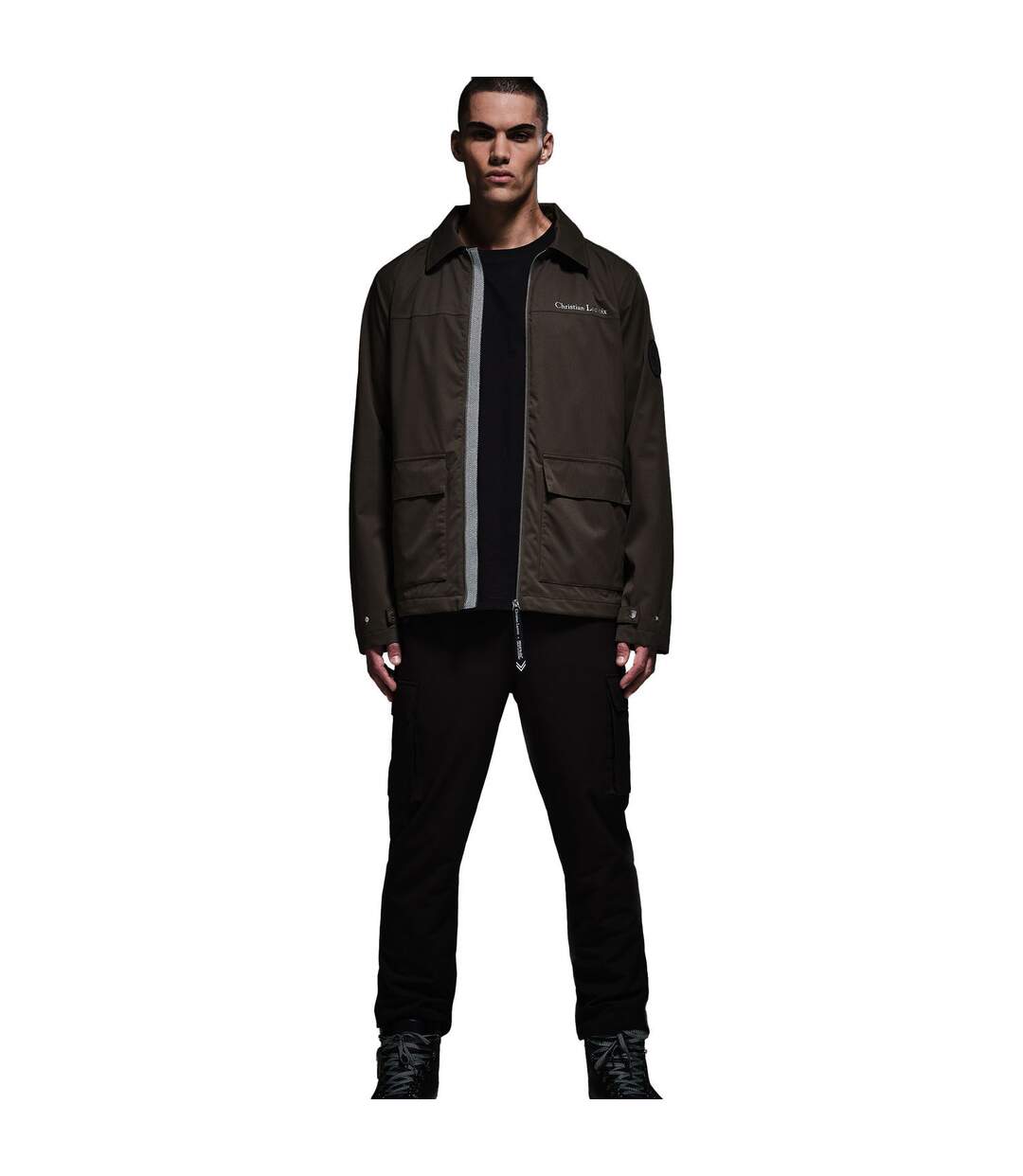 Mens Christian Lacroix Ramatuelle Waterproof Jacket Dark Khaki Regatta-2