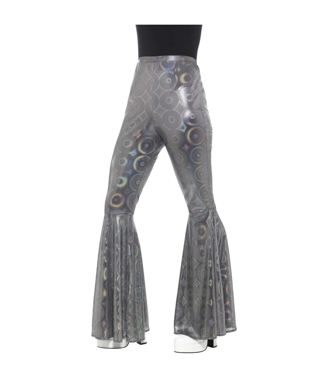 Pantalon 70s disco femme argent Smiffys-1