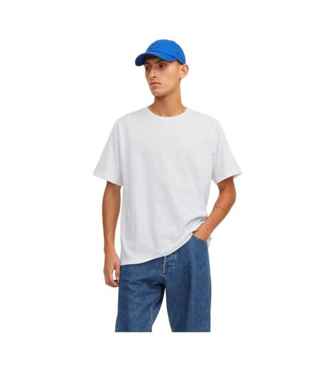 Pack Of 3  Mens Plain Short-sleeved T-shirt  White Jack And Jones