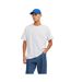 Pack Of 3  Mens Plain Short-sleeved T-shirt  White Jack And Jones-1