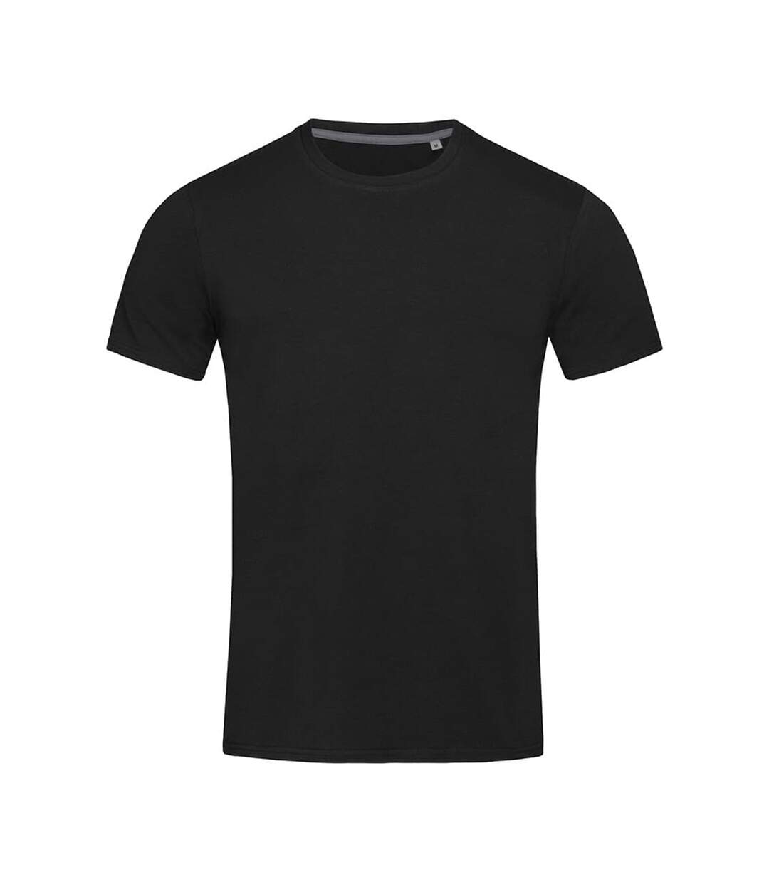 Stars mens clive crew neck tee black opal Stedman