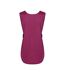 Womens/ladies Essential Pull Over Work Tunic Fuchsia Karlowsky-2