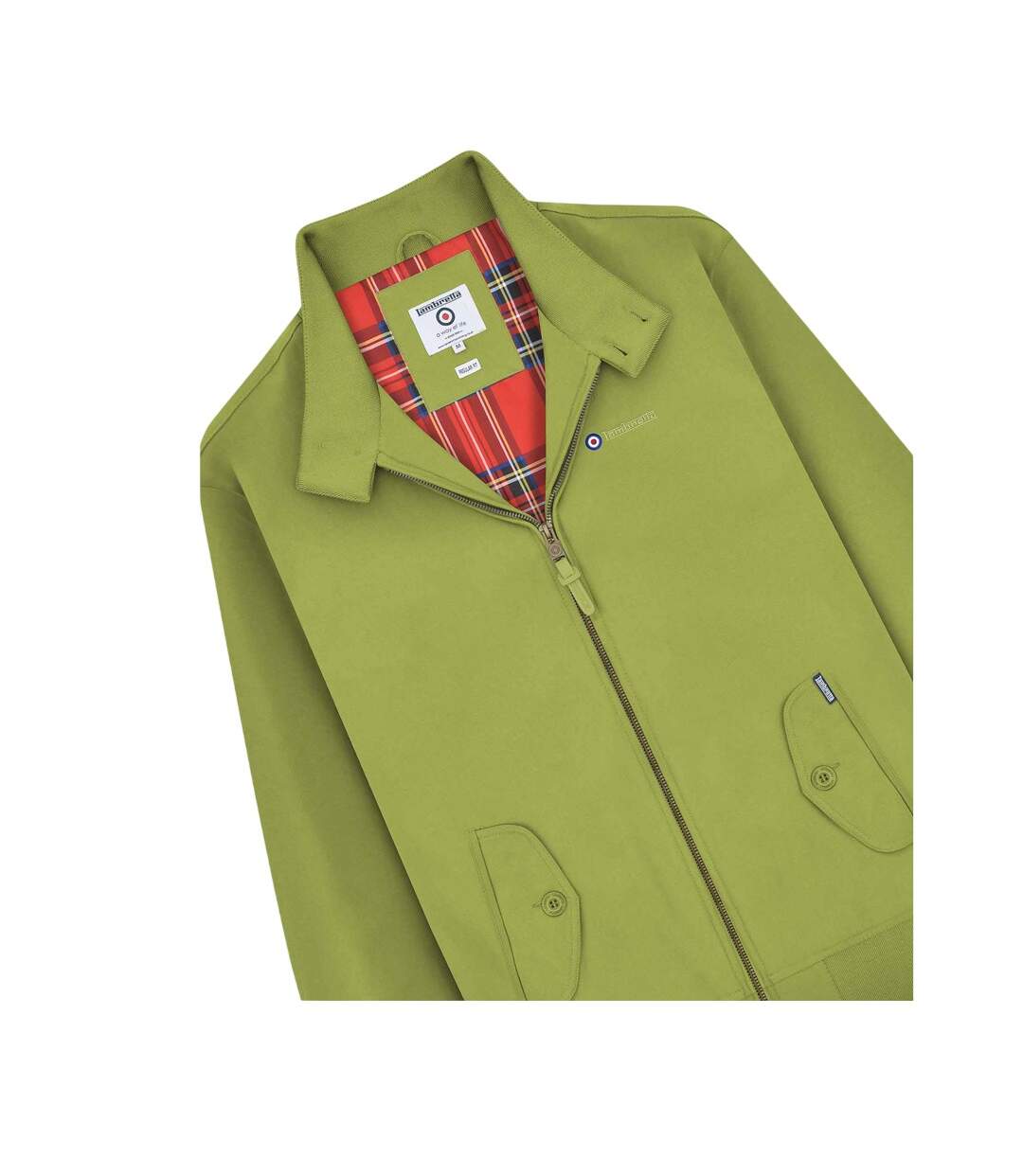Sweat À Capuche Motif/style Cible Homme Olive Lambretta-4