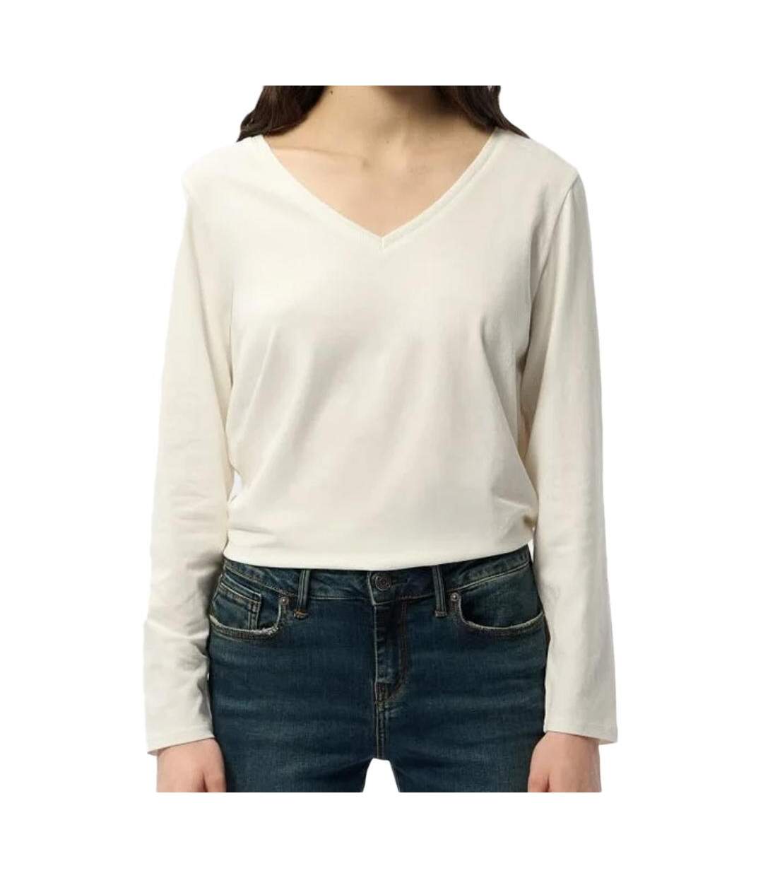T-shirt blanc femme teddy smith miana - l-1