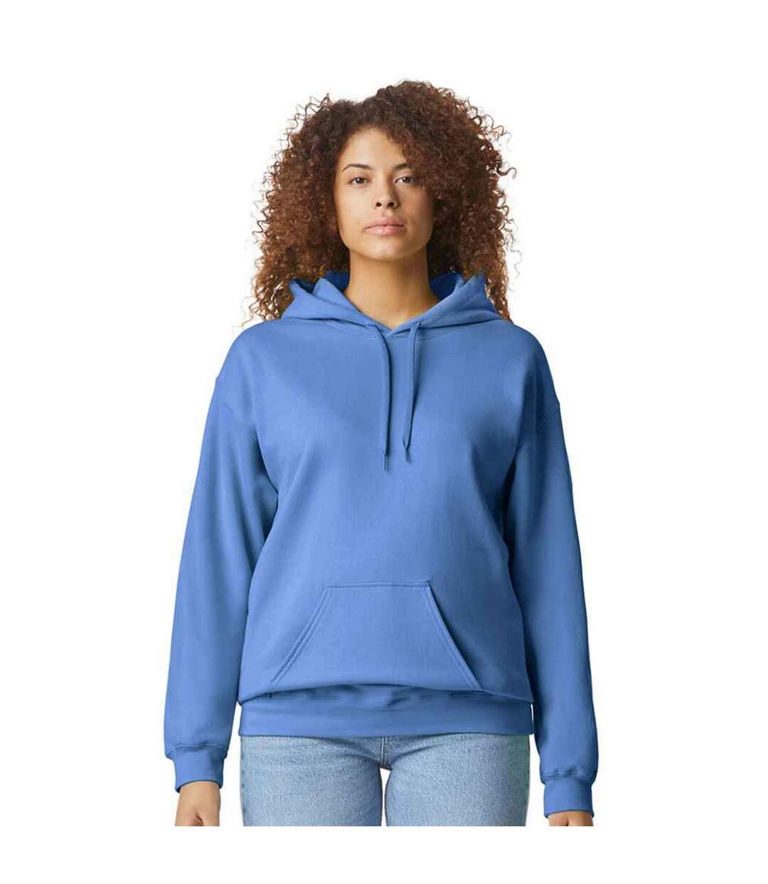 Sweat À Capuche Adulte Bleuet Clair Gildan-3