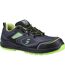 Safety Jogger Mens Cador Safety Trainers (Black/Green) - UTFS9004