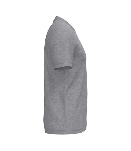 Unisex Adult Anti-bacterial Short-sleeved T-shirt Oxford Grey WK. Designed To Work
