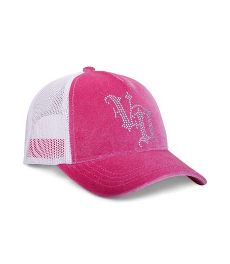 Casquette baseball Velvet avec logo en Strass Royal P Vondutch