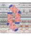 1 Pack Ladies Novelty Dusky Pink Guitar Bamboo Socks-5