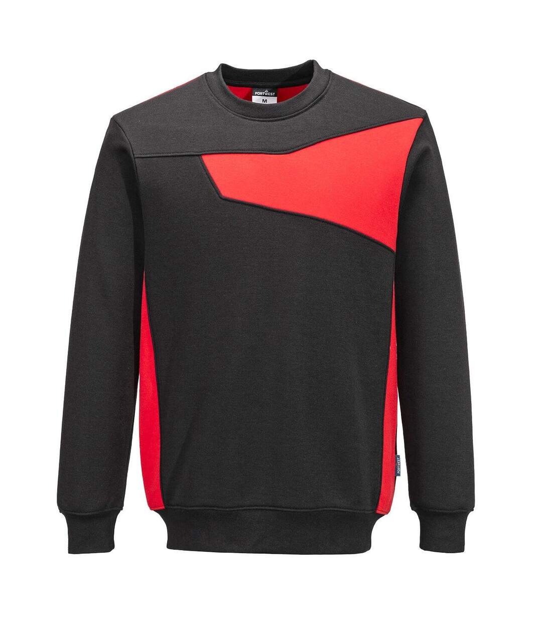 Sweat pw2 homme noir/rouge Portwest-1