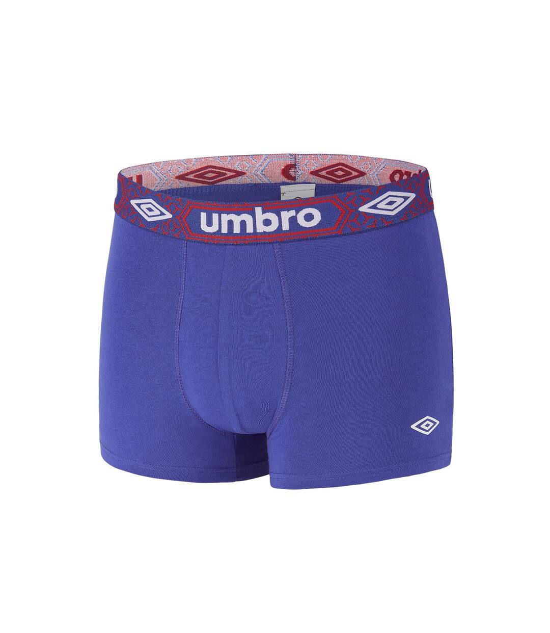 Lot de 4 Boxers coton homme uni ceinture Umbro