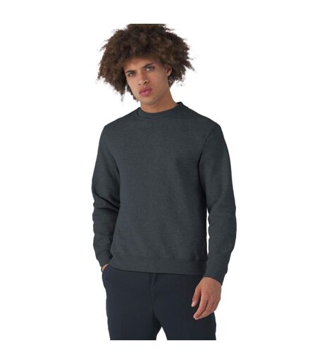 Sweatshirt À Manches Longues Pour Hommes Anthracite Chiné B&C