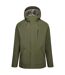 Veste Imperméable Unie Et Isolante À Capuche Slyvan Homme Kaki Foncé Regatta-2