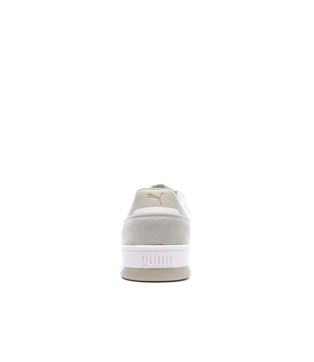 Baskets beige/blanc homme puma court classic street-3