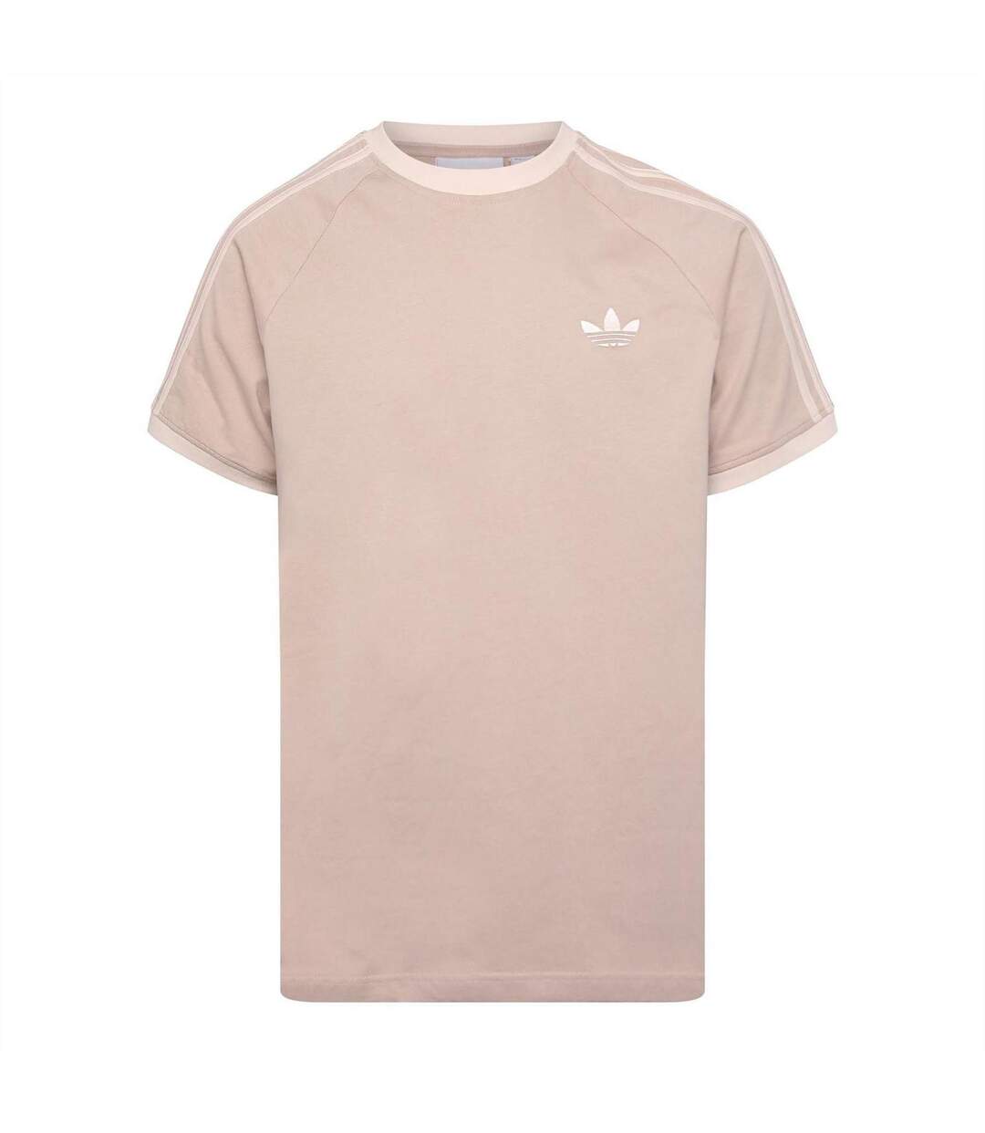 T-shirt Motif/style 3 Rayures Classics Homme Beige Adidas-1