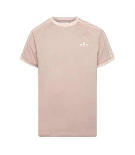 T-shirt Motif/style 3 Rayures Classics Homme Beige Adidas