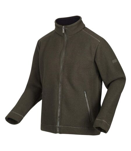 Regatta Mens Garrian II Full Zip Fleece Jacket (Dark Khaki)