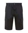PRO RTX Mens Pro Cargo Shorts (Black) - UTPC4137