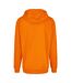 Build Your Brand Mens Heavy Pullover Hoodie (Paradise Orange)