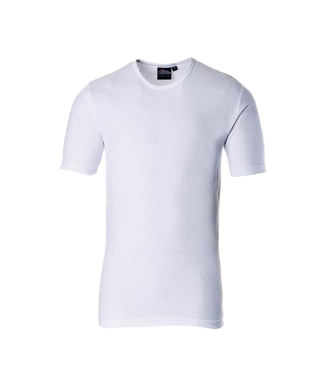 Mens thermal t-shirt white Portwest