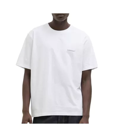 T-Shirt blanc homme jack & jones back