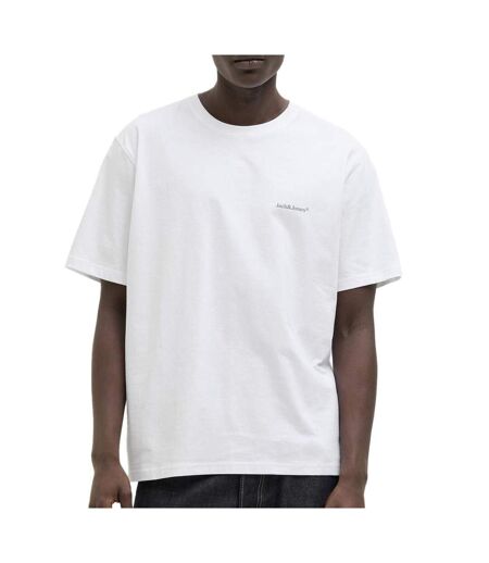 T-Shirt blanc homme jack & jones back