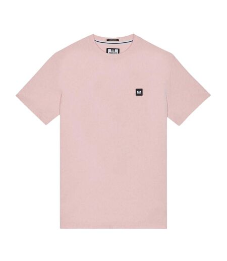 T-shirt Beach Badge Homme Vieux Rose Weekend Offender