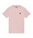 T-shirt Beach Badge Homme Vieux Rose Weekend Offender-2