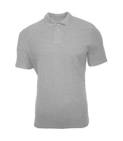 Mens Softstyle Double Pique Polo Shirt Sport Grey Gildan
