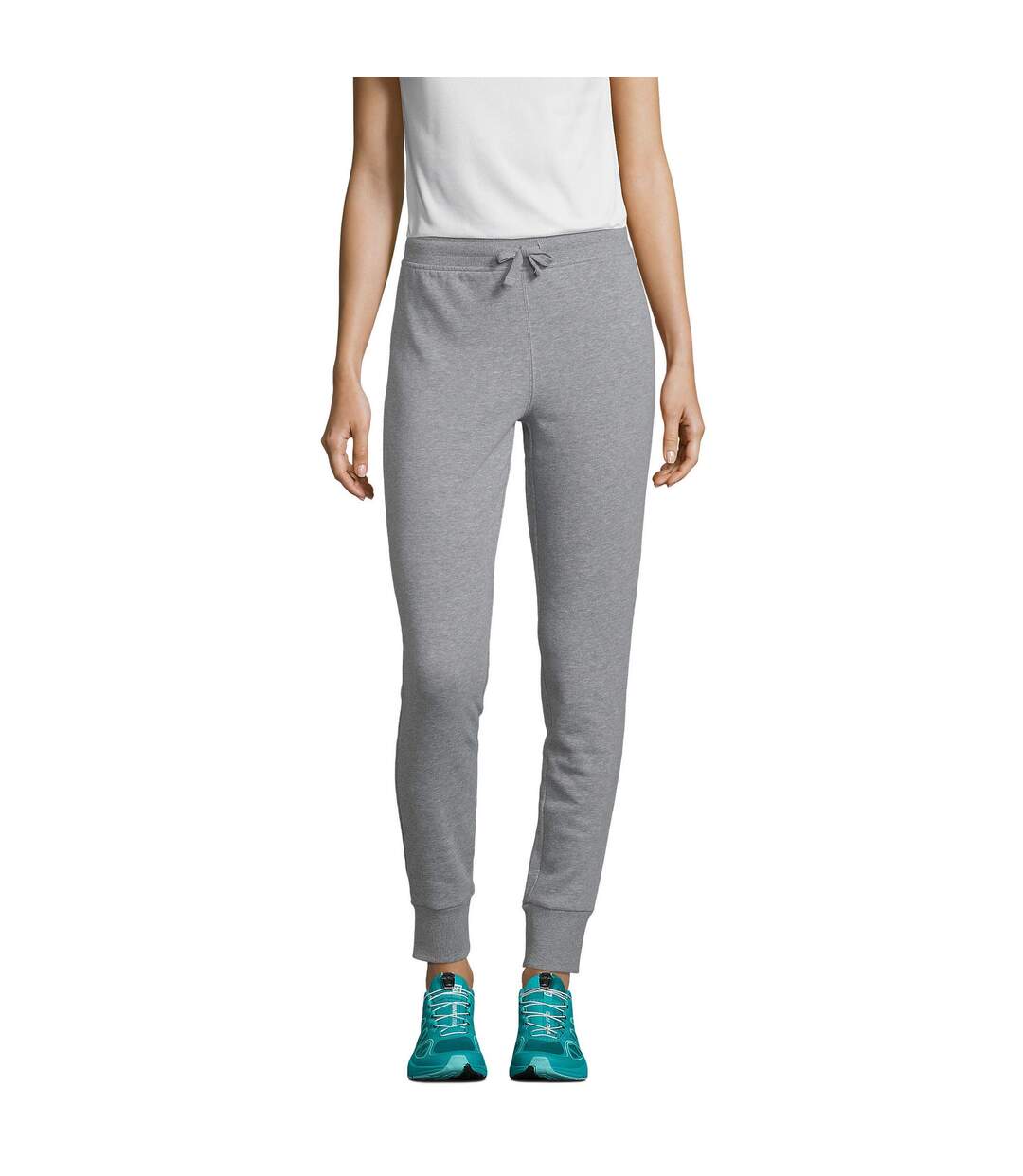 Pantalon De Jogging Jet Femme Gris Chiné SOLS-2