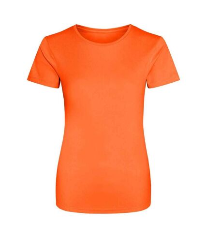 T-shirt de sport femmes orange vif AWDis