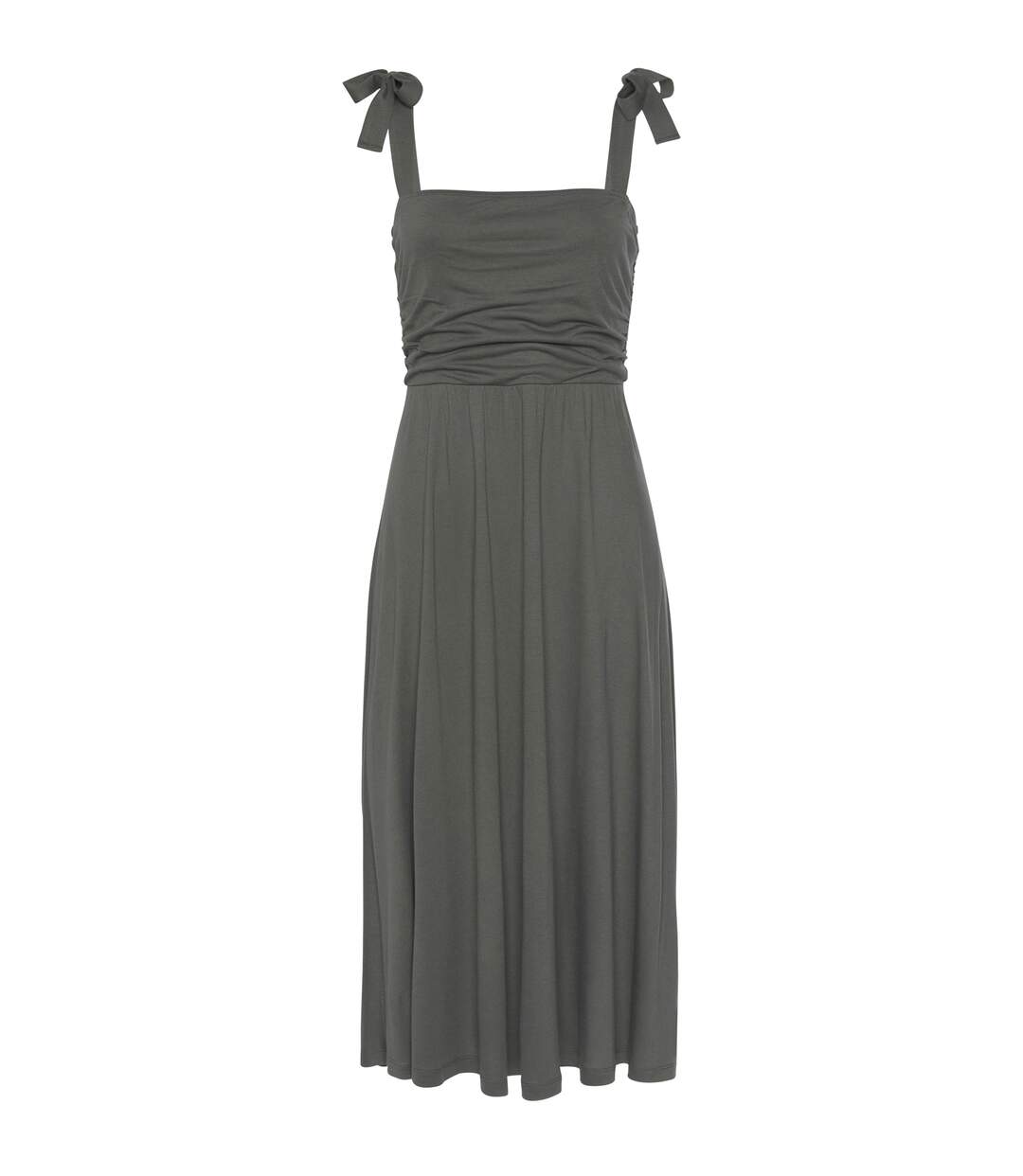 Robe estivale mi-longue Olive Lascana-4