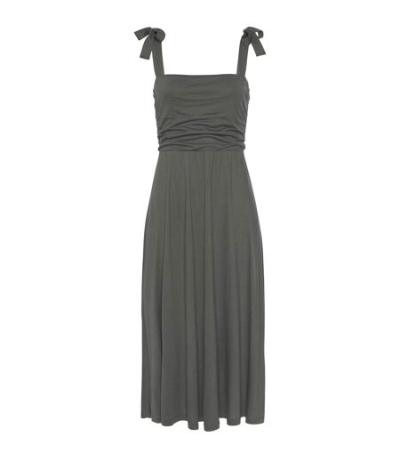 Robe estivale mi-longue Olive Lascana