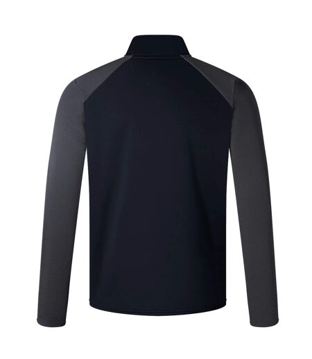 Unisex Adult Elite Quarter Zip Pullover Black Canterbury