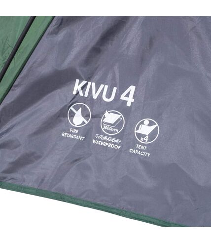 Regatta Kivu V3 4 Person Dome Tent (Green Pastures/Ebony) (One Size) - UTRG9591