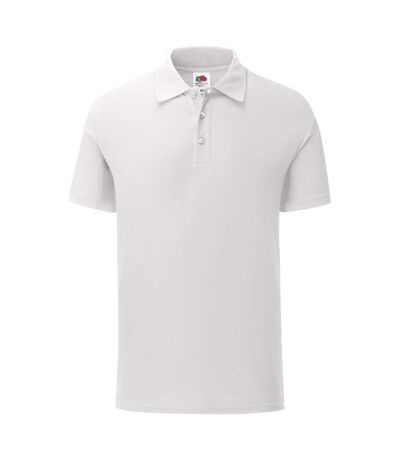 Fruit Of The Loom Mens 65/35 Tailored fit polo (White)