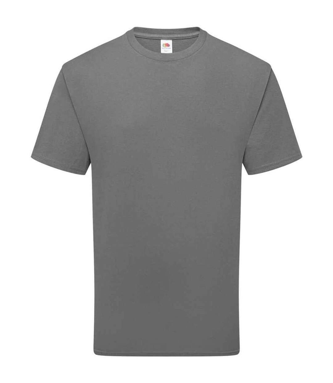 T-shirt unisexe en coton pour adultes graphite clair Fruit of the Loom-1