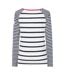 T-shirt Manches Longues Femme Lilas Foncé Lazy Jacks-2