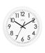 Abingdon plastic wall clock one size black/white Acctim-1
