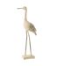 Statue Déco Oiseau en Bois Denny 69cm Naturel-1
