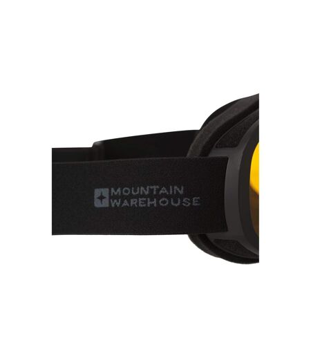 Unisex adult ski goggles one size black Mountain Warehouse