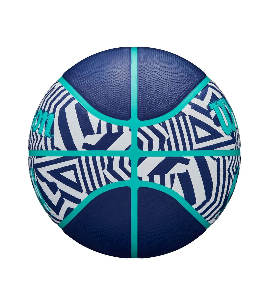Ballon De Basket Nba Drv Plus Dazzle Taille 7 Bleu Noir Blanc Wilson-3