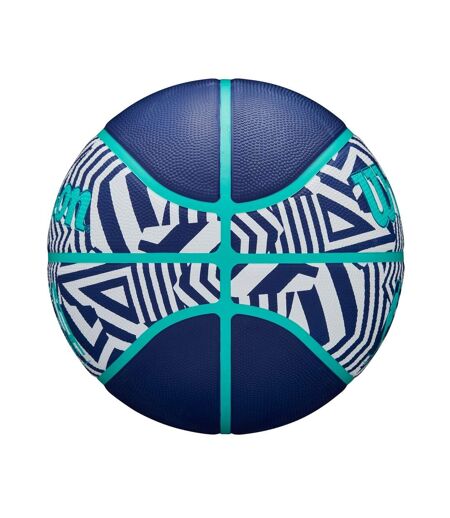 Ballon De Basket Nba Drv Plus Dazzle Taille 7 Bleu Noir Blanc Wilson